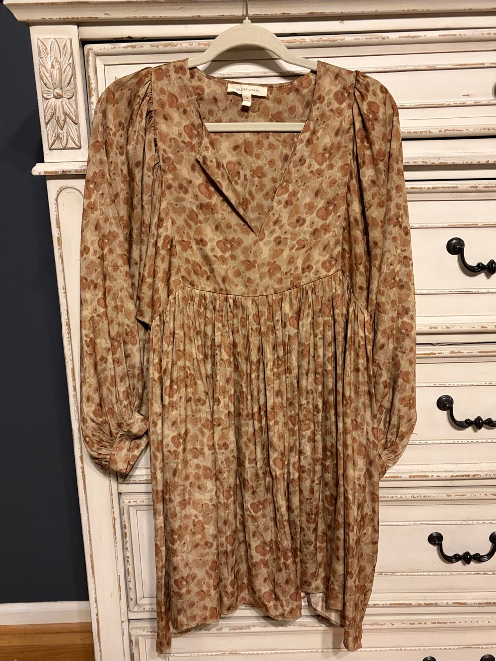 Women's Long-Sleeve Floral Dress